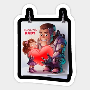 fathers day Sticker